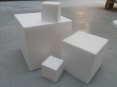 styrofoam cubes