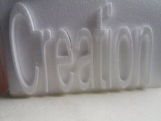 H 45cm Letters in styrofoam 5cm thickness