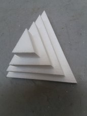 Driehoekige taartdummies