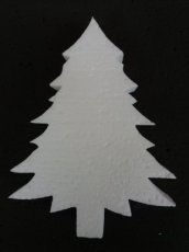 Christmas tree in polystyrene , thickness 5cm