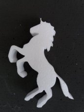 Unicorn2 /3cm Unicorn in polystyrene , thickness 3cm