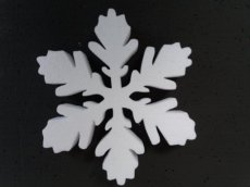 Ice star in polystyrene , thickness 5cm
