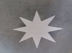 Star in polystyrene , thickness 3cm