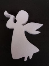 Angel in polystyrene , thickness 5cm