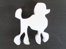 Dog in polystyrene , thickness 5cm