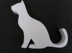 CAT1 /3cm Katze in styropor, 3cm dicke