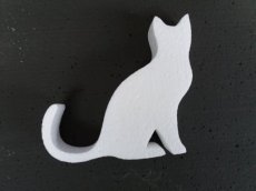 CAT2 /3cm Chat en polystyrène,  épaisseur 3cm