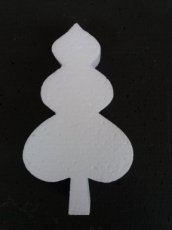 Sapin de Noël en polystyrène,  épaisseur 5cm