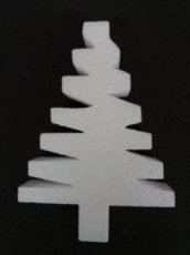Christmas tree in polystyrene , thickness 5cm