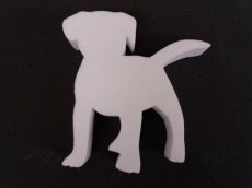 Dog in polystyrene , thickness 5cm