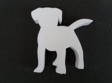 Dog in polystyrene ,thickness 3cm