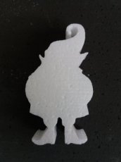 Gnome en polystyrène,  épaisseur 3cm