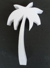 Palm tree in polystyrene , thickness 5cm