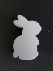 RABBIT2 /3cm Rabbit in polystyrene , thickness 3cm