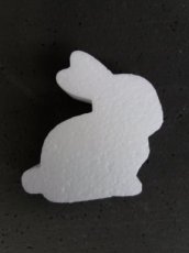 RABBIT3 Rabbit in polystyrene , thickness 5cm