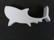Shark4 /3cm requin en polystyrène,  épaisseur 3cm